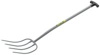 BMFT TUBULAR METAL MANURE FORK T-HANDLE