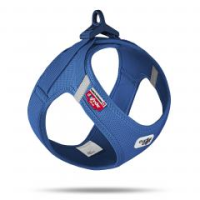 Curli Vest Dog Harness Clasp Air-Mesh Blue Medium