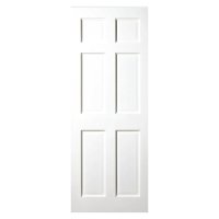 Colonial 6 Panel White Primed