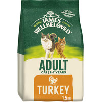 James Wellbeloved Adult Cat - Turkey & Rice 1.5kg x 1