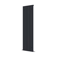 Tucker French 1800 x 520mm Single Panel Anthracite Vertical Radiator (Heating Only)