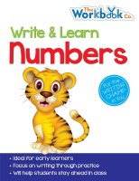 Write & Learn Numbers
