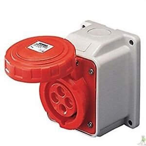 Socket 380 volt 16 amp 4 pin IP.67