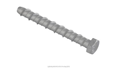 ForgeFast Hex Head Lightning Bolt M12 x 150mm (Bag of 5)