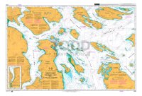 ADMIRALTY Chart - 4954 Haro Strait, Boundary Pass and Satellite Channel