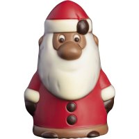 Decorated hollow milk chocolate Santa Claus in cello - 10 x 75g