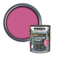 Ronseal Garden Paint Pink Jasmine 750ML Tin