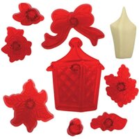 CHRISTMAS LANTERN & EXT SET9pc