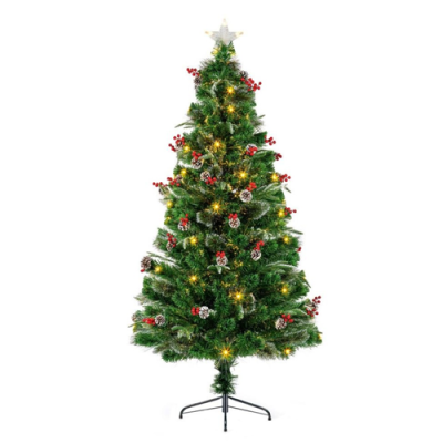 Fibre Optic New Jersey Christmas Tree - 1.8m