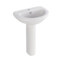 Tucker French Radlett 500mm One Taphole Basin (Full Pedestal)