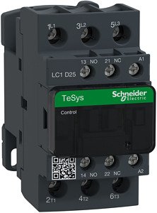 Contactor, 230 VAC, 3 Pole, DPDT, DIN Rail, 40 A, 230 V