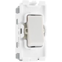 NEXUS WHITE GRID SWITCH 20AX 2 WAY SINGLE POLE