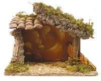 Nativity Shed/No Figures/LED Lights   (89950)