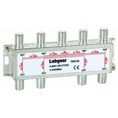 Labgear 8-way Broadband Splitter