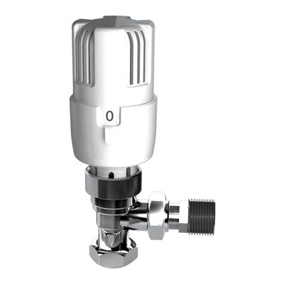 Angled TRV Chrome Plated 15mm