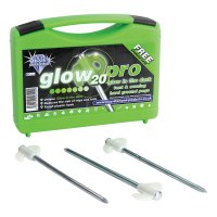 Blue Diamond Glow in the Dark Tent Pegs