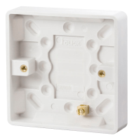 Click Mode 1G 16mm Pattress Box White CMA080