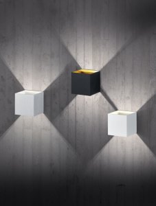 Trio Louis Matt White LED Up/Down Wall Light
