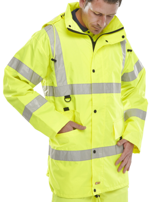 Jubilee Breathable Hi Visibility Jacket EN471 Yellow