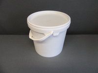 Bucket 5ltr White with Handle