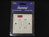 Dual Immersion Switch c/w Neon - Clam Pack