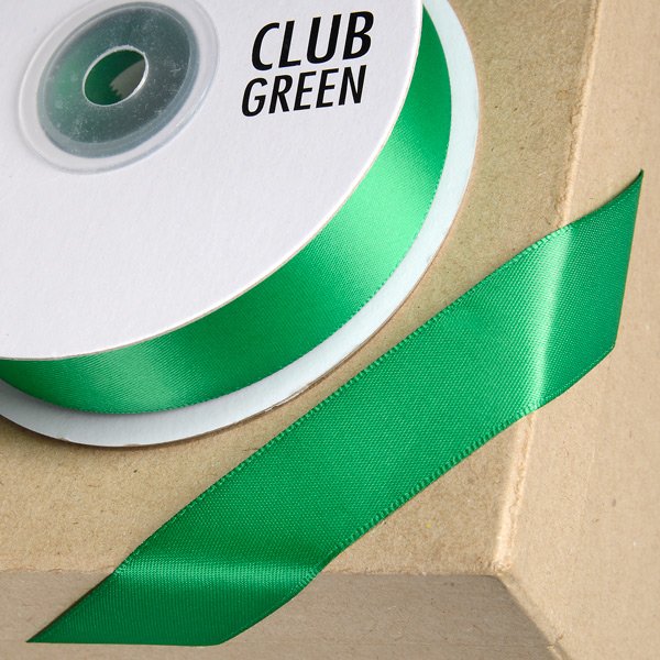 Double Sided Satin Ribbon Emerald Green - 3mm x 25m