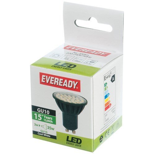 EVEREADY 3W SMD LED GU10 COOL WHITE LAMP