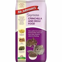 Mr Johnson's Supreme Chinchilla & Degu Food 900g x 6