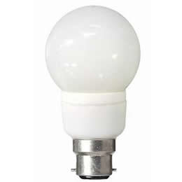 Solus 7 Watt BC Round CFL