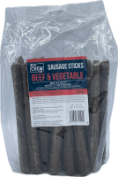 K9 Chew Co. Beef & Veg Sausage Sticks 1kg (App 20 pc)