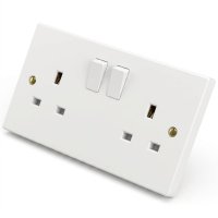 Lincoln 13 Amp 2 Gang Switched Socket DP