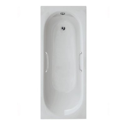 Lotus 1700 x 700 Bath with Twin Grips