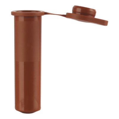 Microcentrifuge Tubes, 2.0ml, Flat Cap, Amber