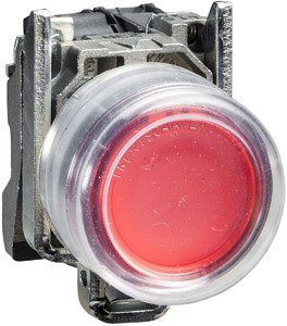 Industrial Pushbutton Switch, Harmony XB4 Series, SPST-NC, Momentary Spring Return, Screw Clamp