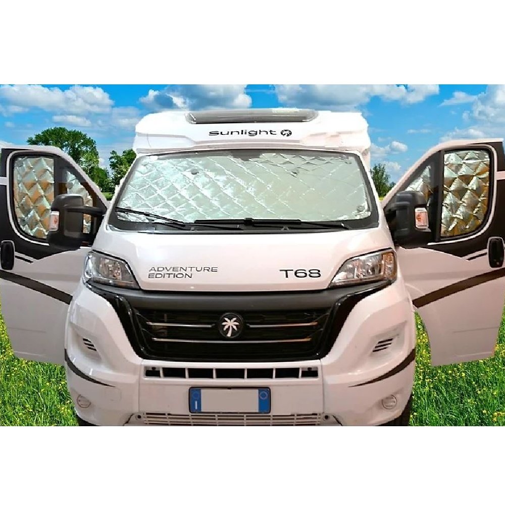 NRF Mercedes Sprinter 00-06 Thermal Internal 3 Piece Cabin Blind Set