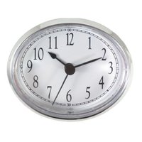 Oval Face Arabic
Clock Unmounted
(Chrome White)