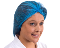 Pleated Mob Cap with Single Elastic (PACK OF 100)
