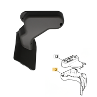 STIGA - ARM REST COMMAND LOWER  COVER 