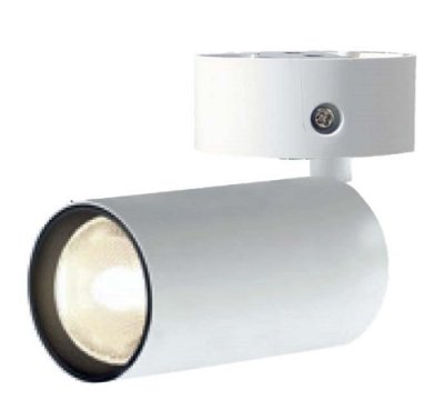 EVOLEC SURFACE SPOT C/W GU LED LAMP ,WHITE | SS6W