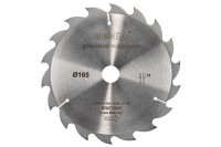 Circular Saw Blade HW/CT 165 x20 18T KS18LTX57