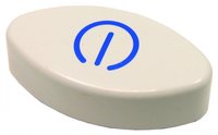 ON-OFF PUSH BUTTON - WHITE