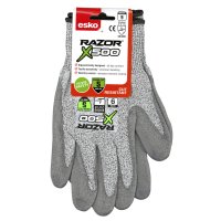 Esko Razor X500 Cut 5 PU Dip Glove Header Carded