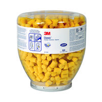 3M E-A-R Classic Earplugs, 28 dB, Refill Bottle (500 pairs per pack)