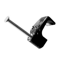 Unifix Flat Clip for twin Cable 7x14 Black