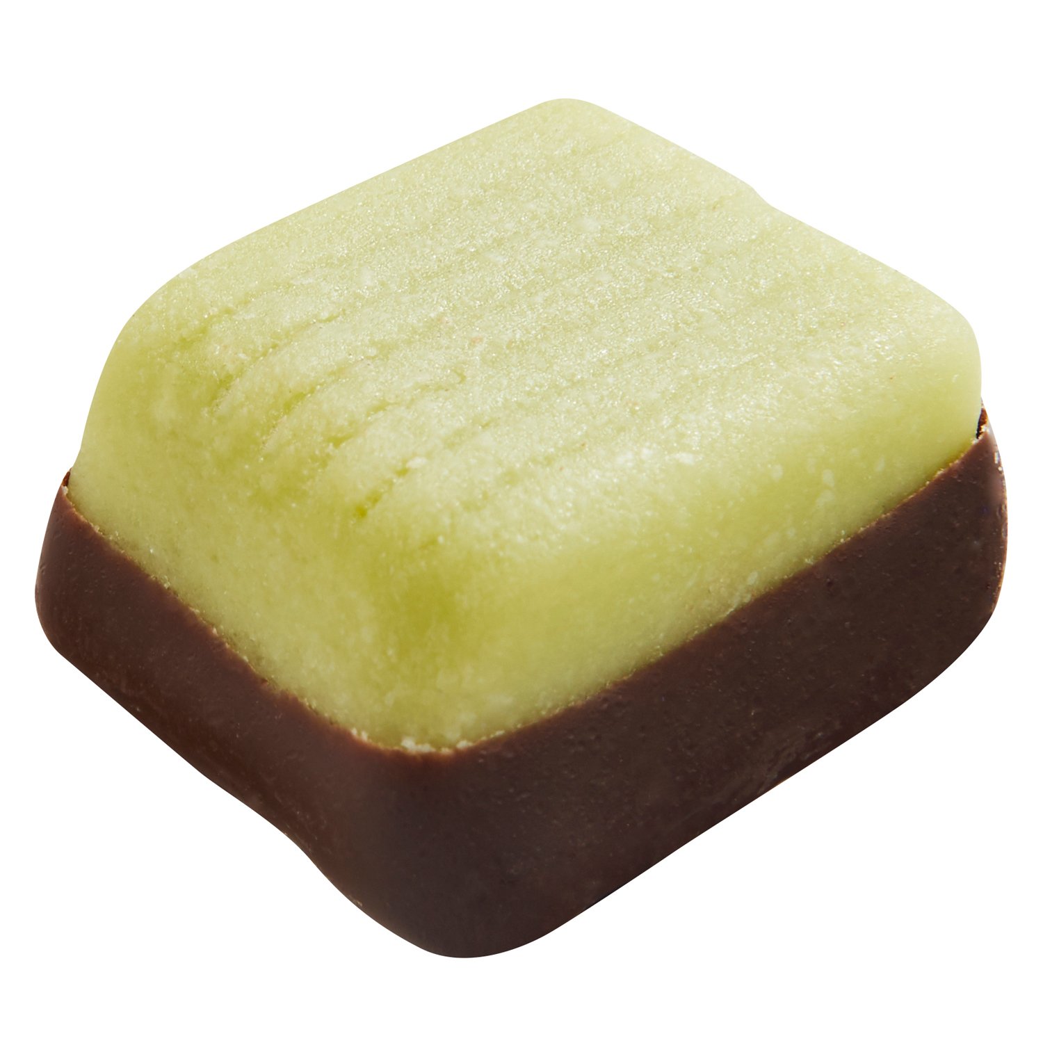 Panache - dark chocolate with pistachio flavour marzipan 14.5g - 1kg
