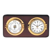 Channel Clock and Barometer on Board