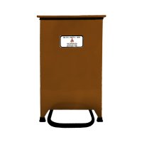 Fire Retardent Bin Med 50lt (SC) Brown