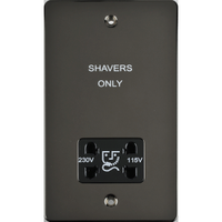 Ultimate Shaver Socket Black Nickel