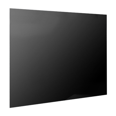 Luxair 60cm Straight Splash Back - Black Glass