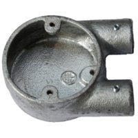 CONLOK GALV U BOX 25MM (QUICK FIT UNTHREADED)